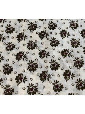 Floral Pattern Cotton Fabric 1/2 yard 44" Sewing Quilting